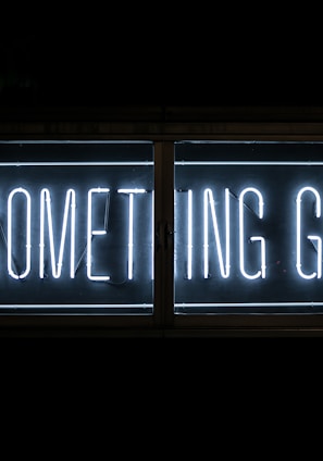 Do Something Great neon sign