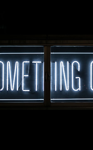 Do Something Great neon sign