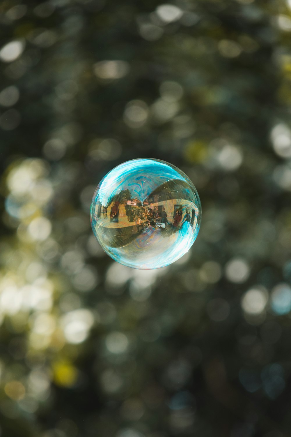 Photographie sélective de la bulle