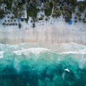 aerial photography of beach shore during daytime
