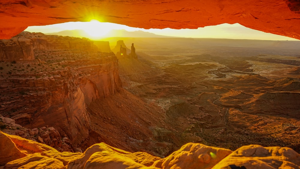 cliff at daytime