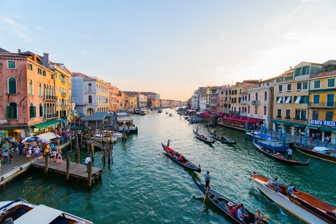 Canal Grande gondolázás
