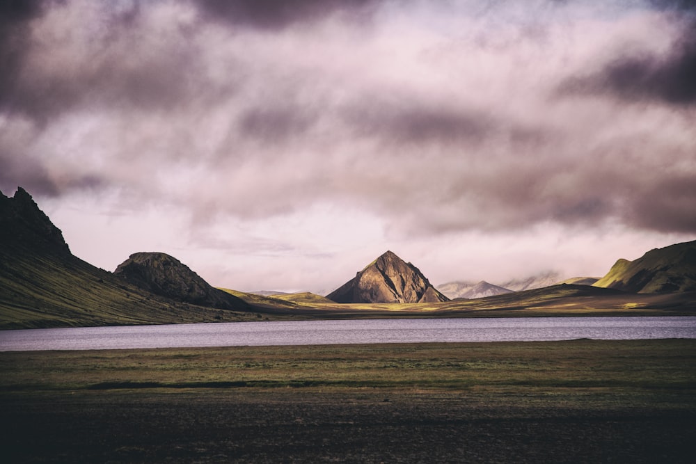 landscape photography of mountain