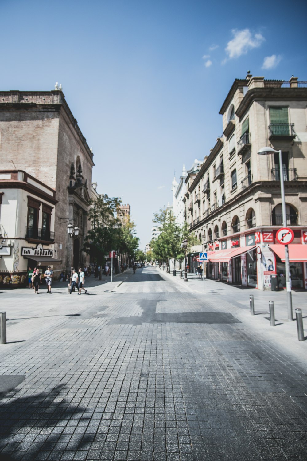 people beside the street