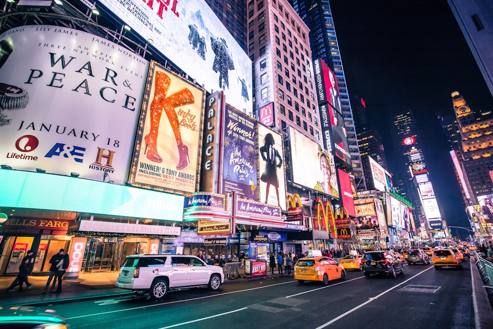 Facebook for marketing looks like New York Time Square online