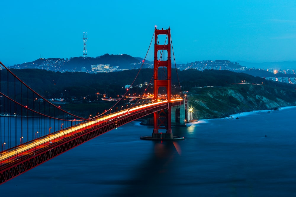 vista superior da ponte de São Francisco