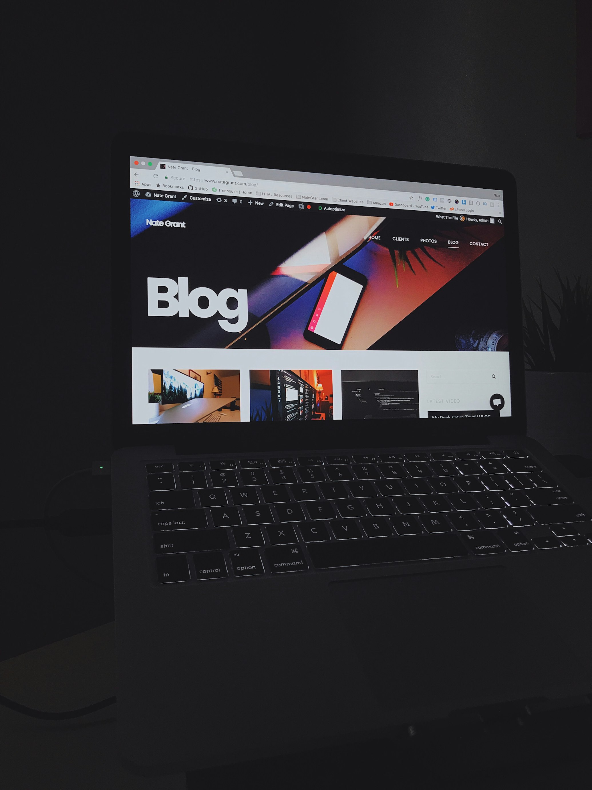 Technology Blog Background