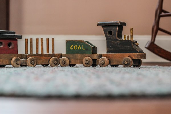 Wooden Train Set