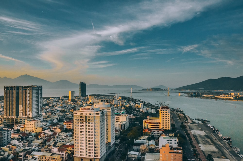 photo of high rise buildings