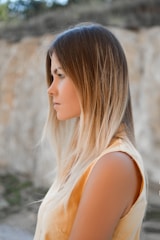 women's brown sleeveless shirt