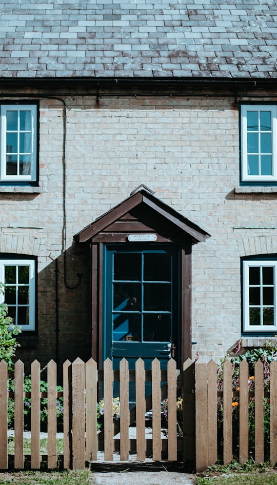 brown wooden fence in front of house in Exbury United Kingdom