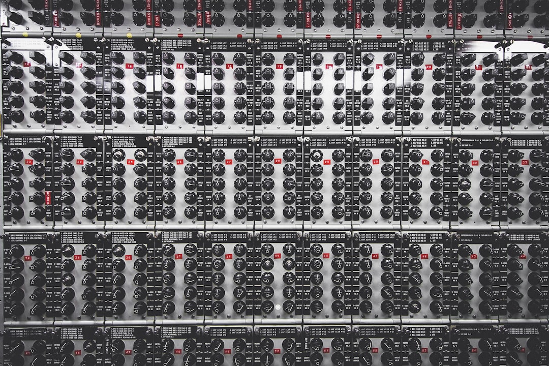 gray and black control panel, Which one should I turn?