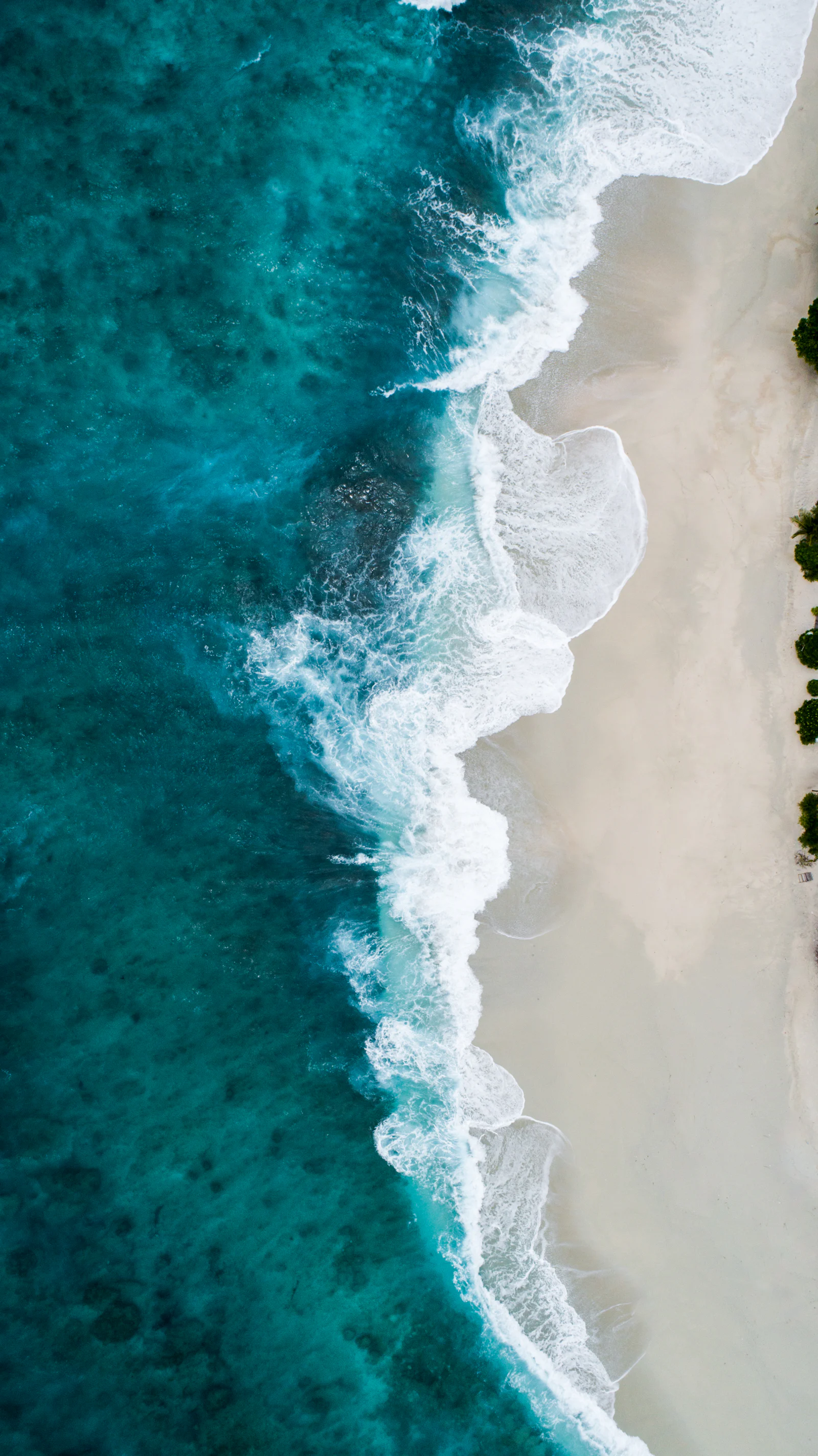 Deep blue ocean