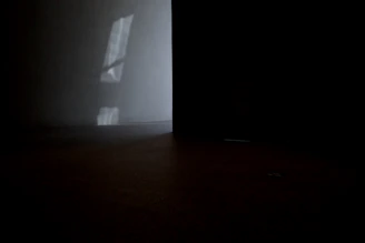 A dimly lit room with soft shadows, evoking mystery and intimacy.