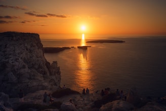 sunset in Spain during a holiday organized by Francesco Margaretini
