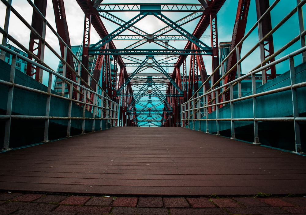 low angle photography of concrete bridge at daytime