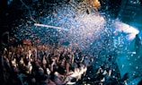 group of people in party