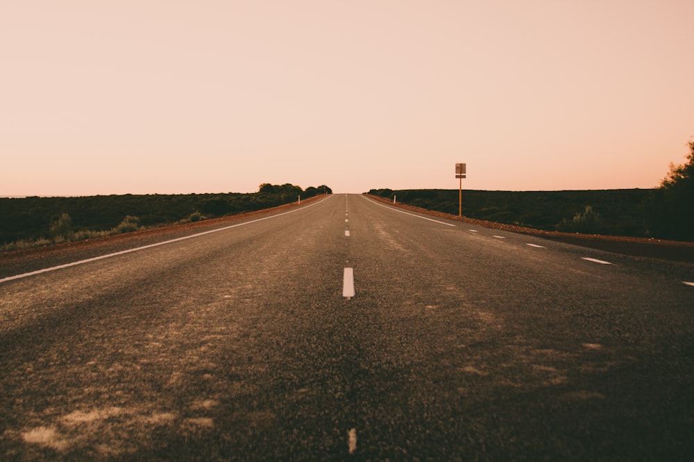 gray concrete road during daytime