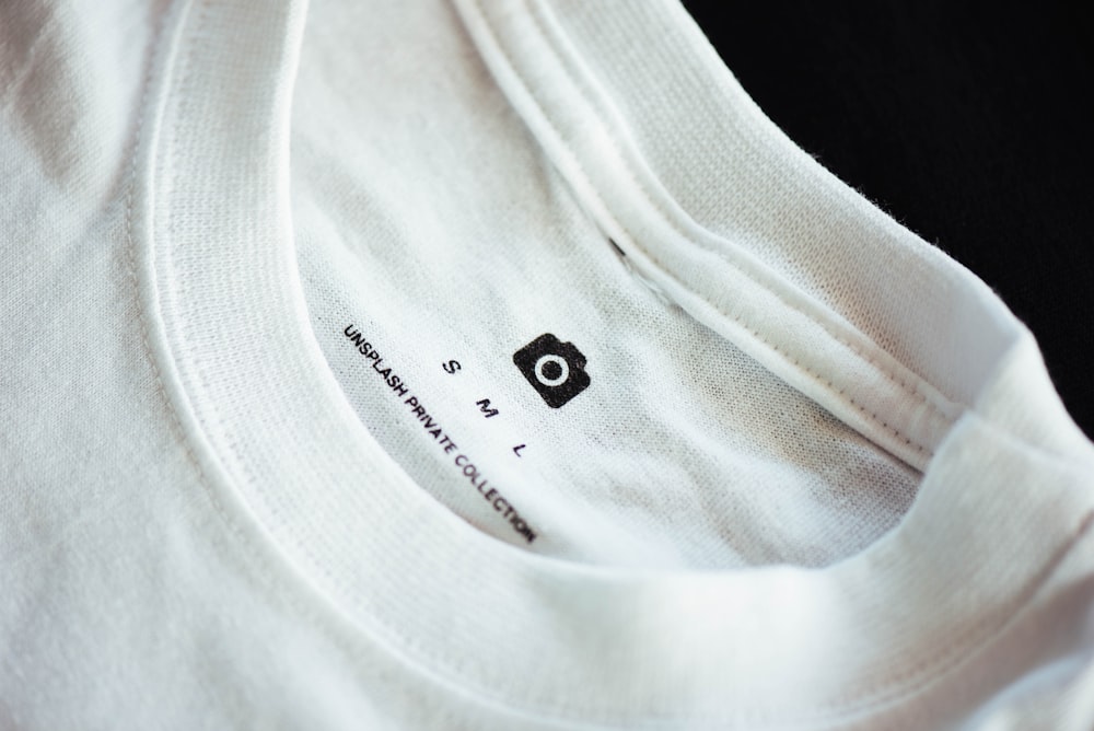 small white crew-neck shirt