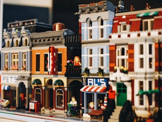 Lego multicolore case varie