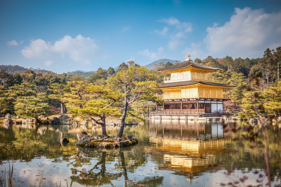 travelers stories about Lake in Kinkaku-ji, Japan