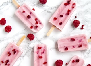 strawberry popsicles