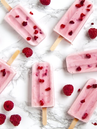 strawberry popsicles