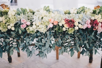 white flower lot