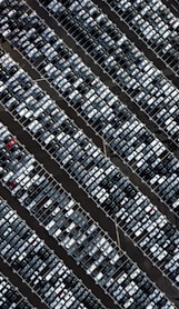 aerial photography of parking lot