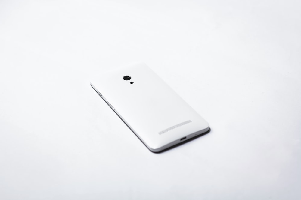 white smartphone