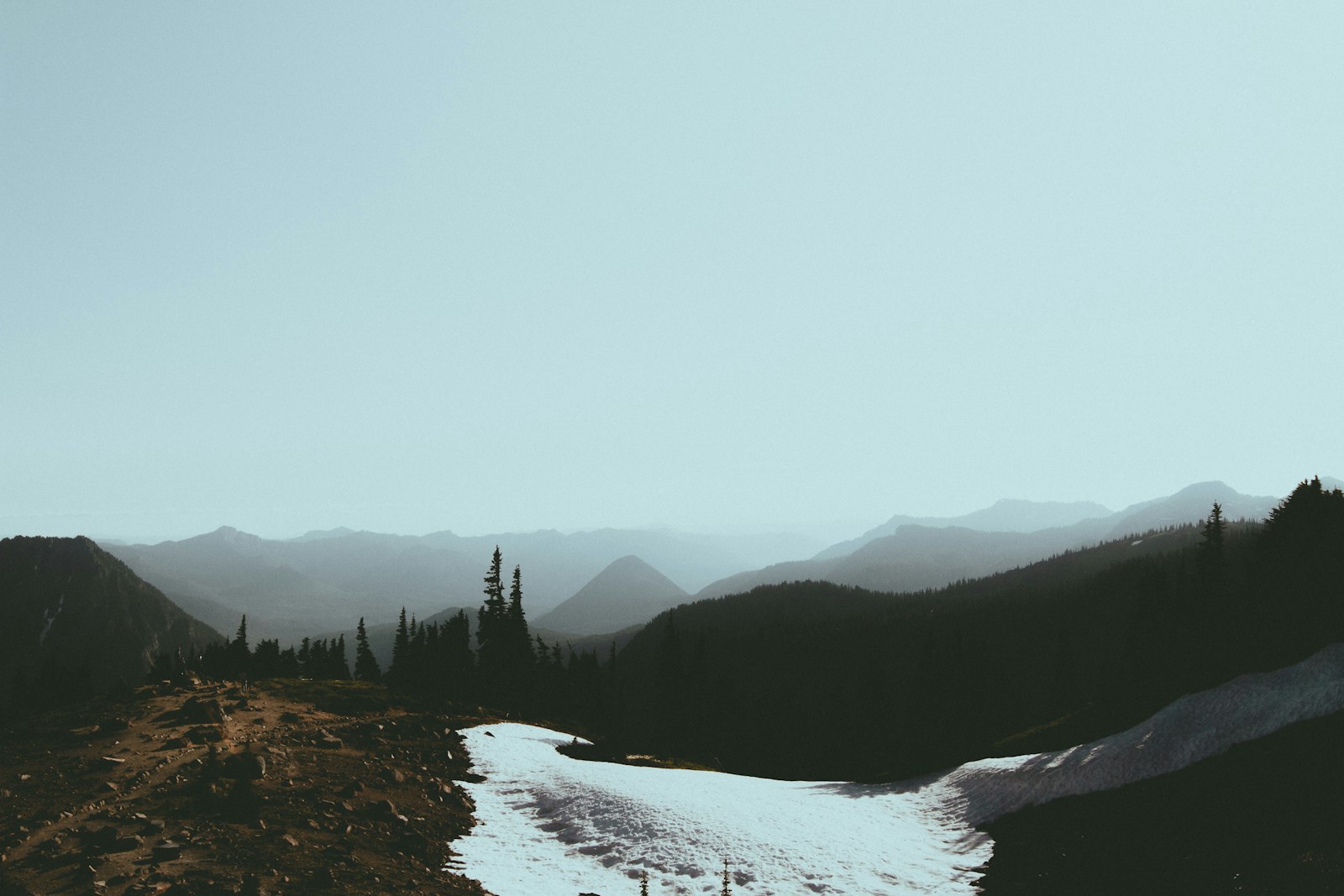 Canon EOS 7D + Sigma 18-35mm f/1.8 DC HSM sample photo. Silhouette of foggy mountains photography