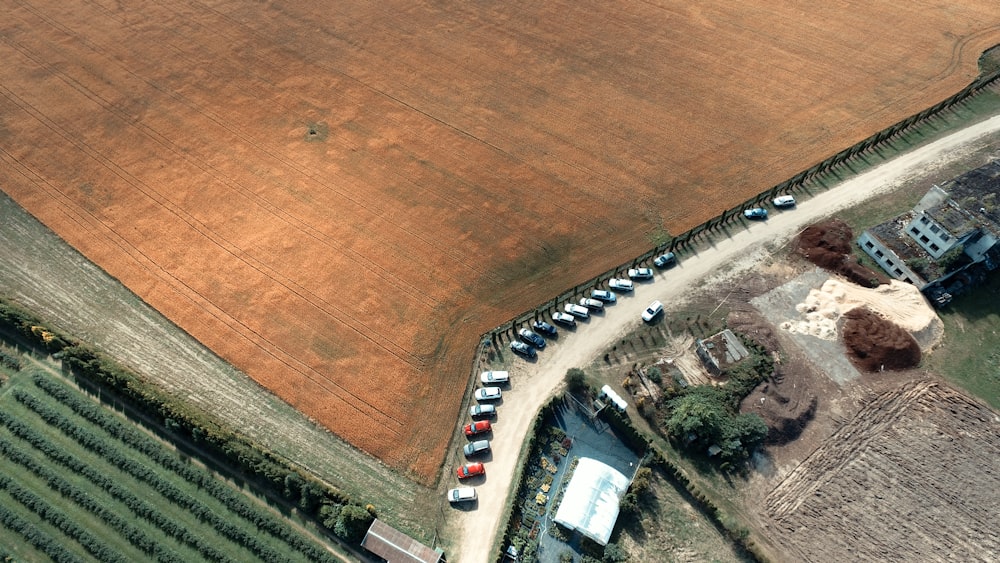 aerial view of land