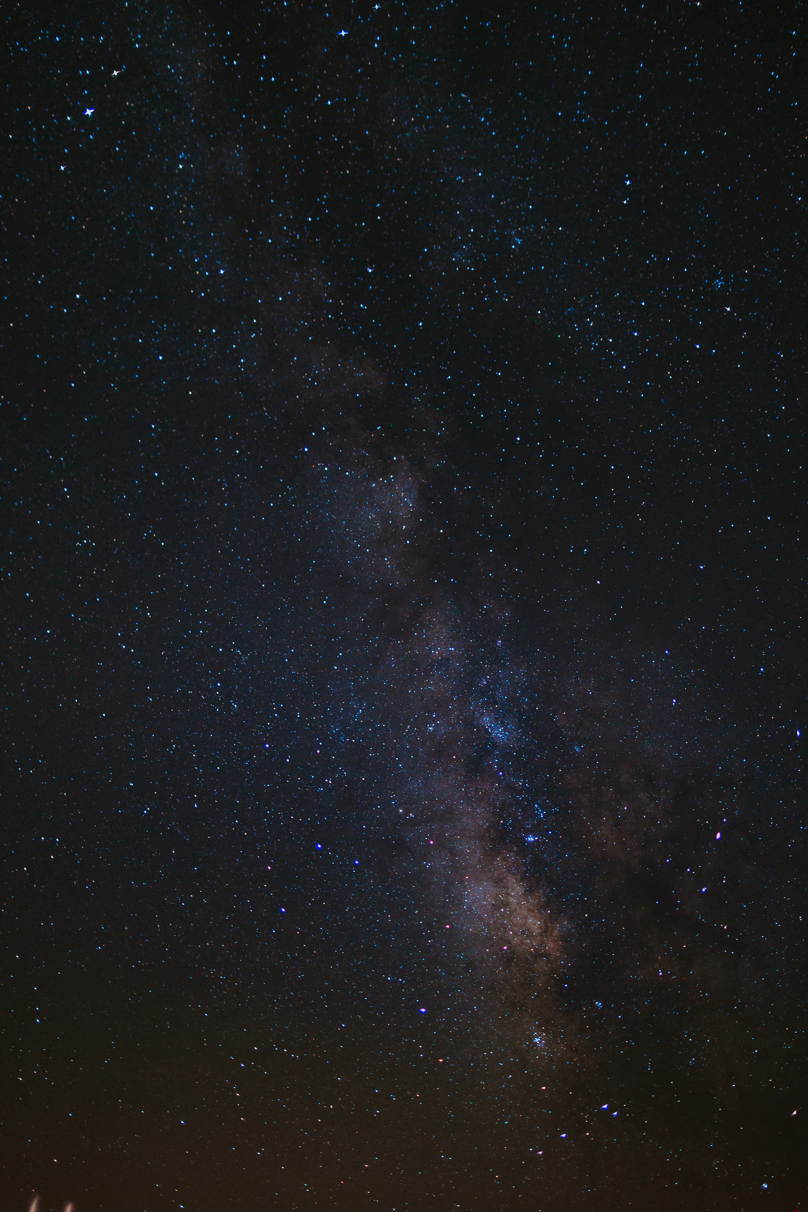 Starry sky over the Peruvian Andes
