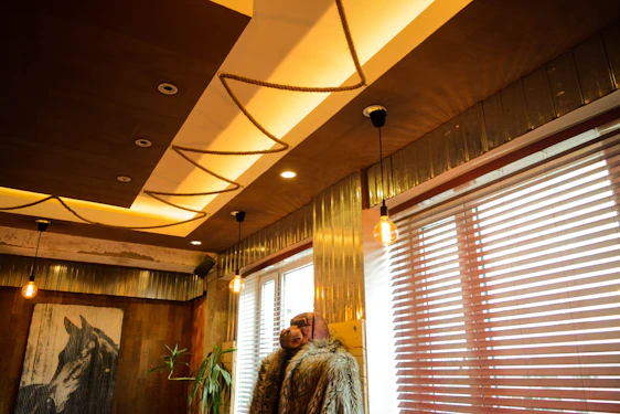 Elegant dark-themed workspace with golden accents and horse-inspired design elements.