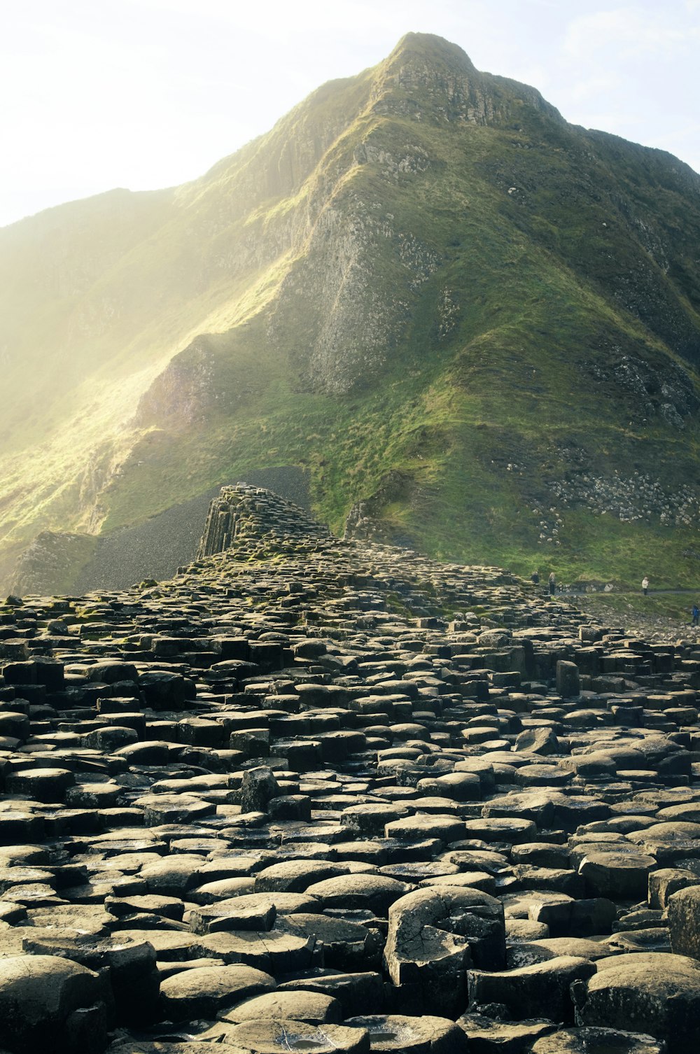 pile of rocks near on mountain