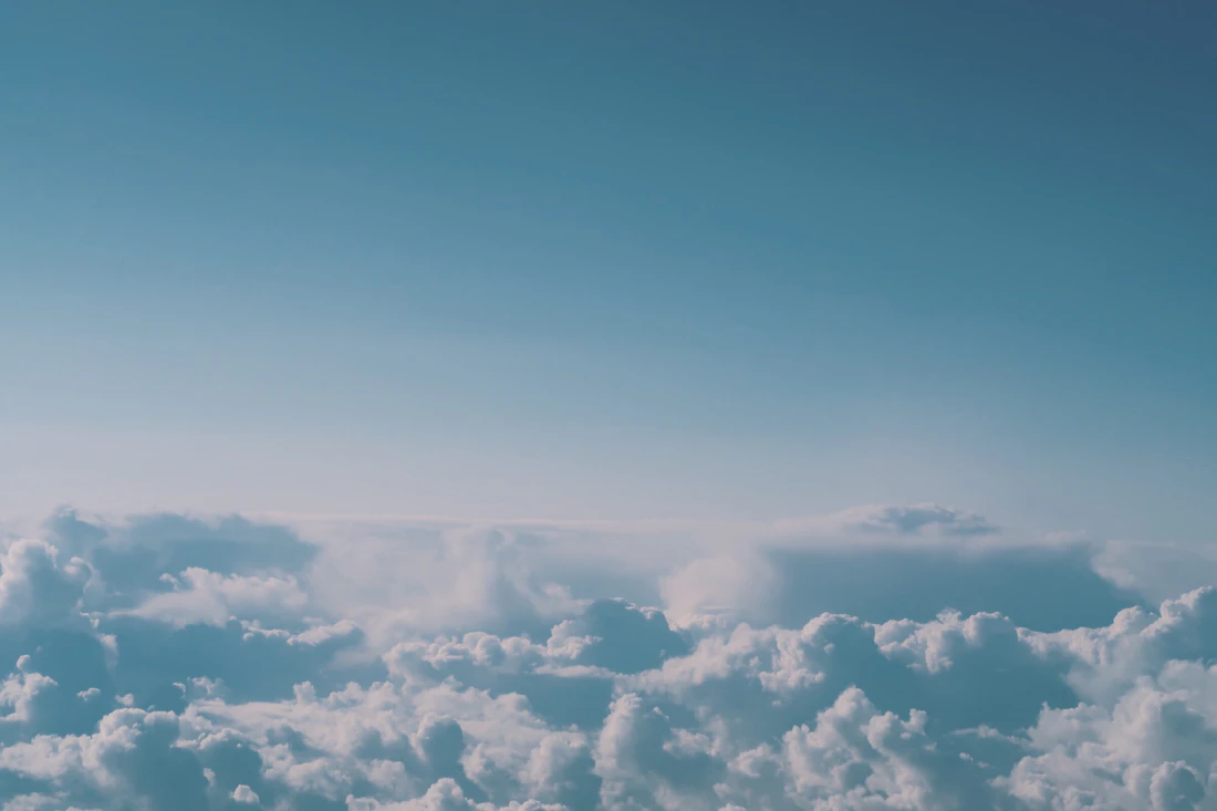 Sea of clouds at sunrise