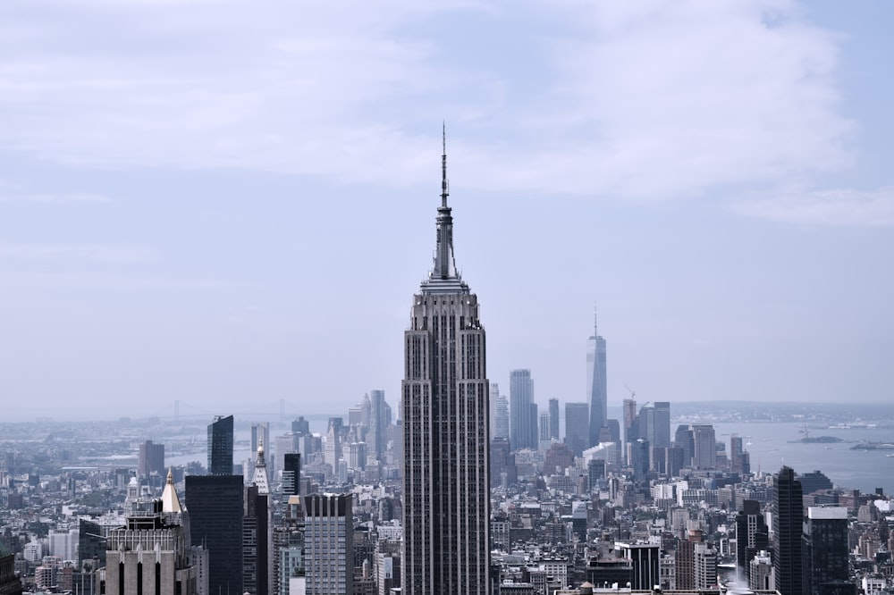 grey and black Empire State Building, New York City