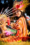 woman on festival