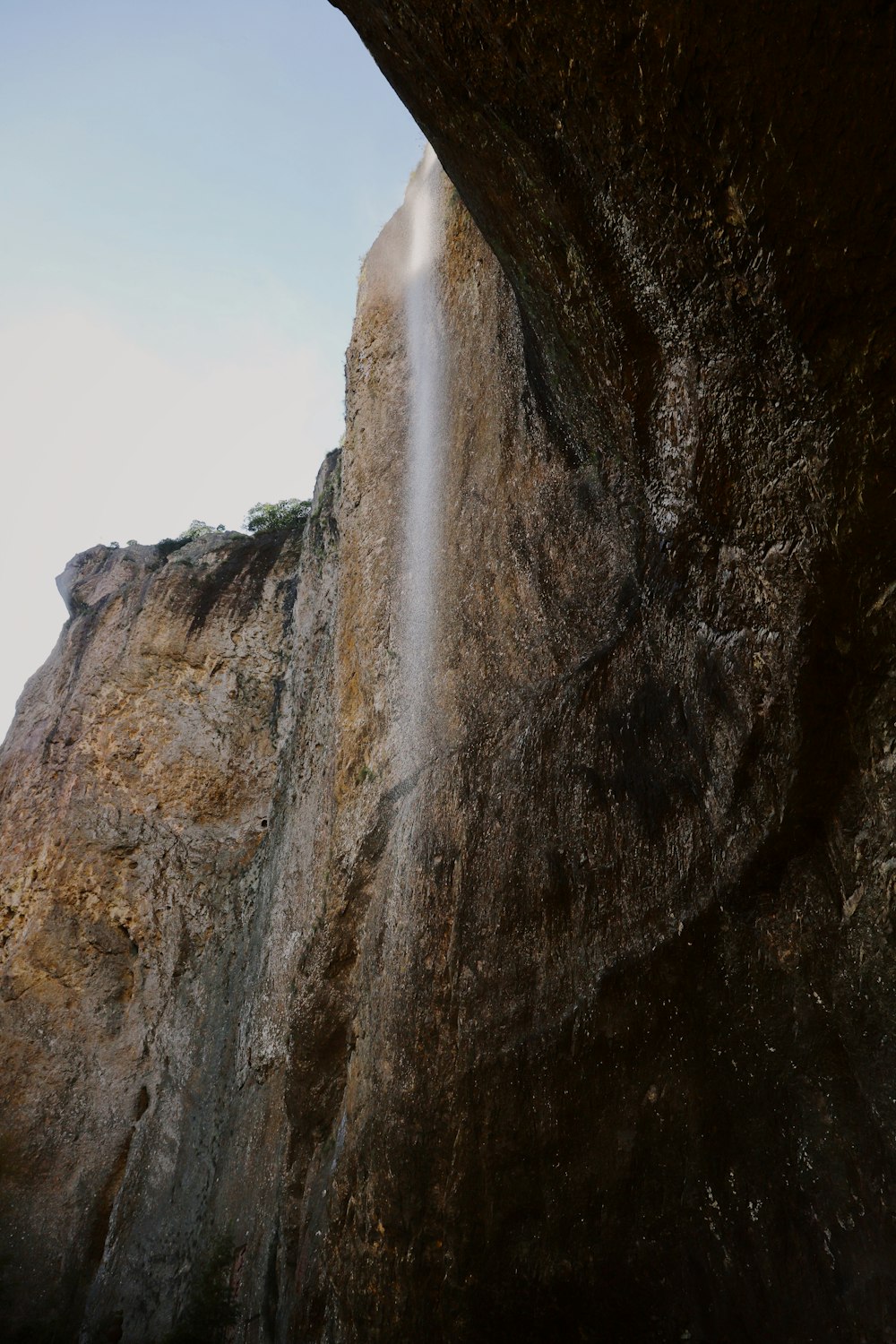 waterfalls on rocky mountain