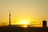 A Texas skyline at sunset, symbolizing connectivity and progress.