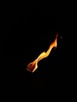 orange fire digital wallpaper