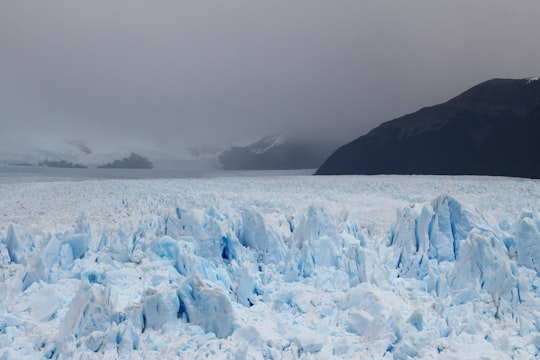 snow covered sea in Perito Moreno Glacier Argentina