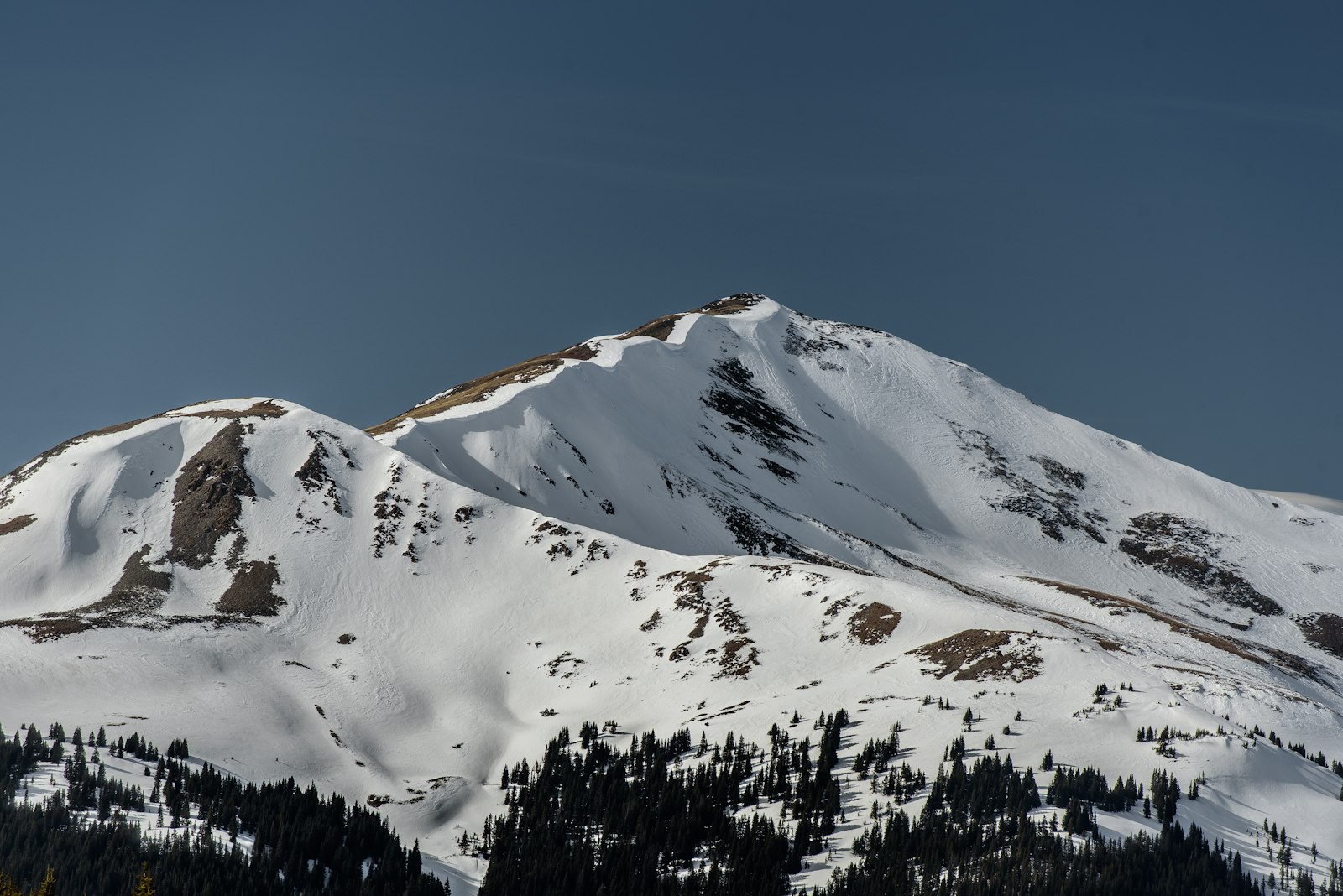 Nikon D750 sample photo. Mountain covered snow photography