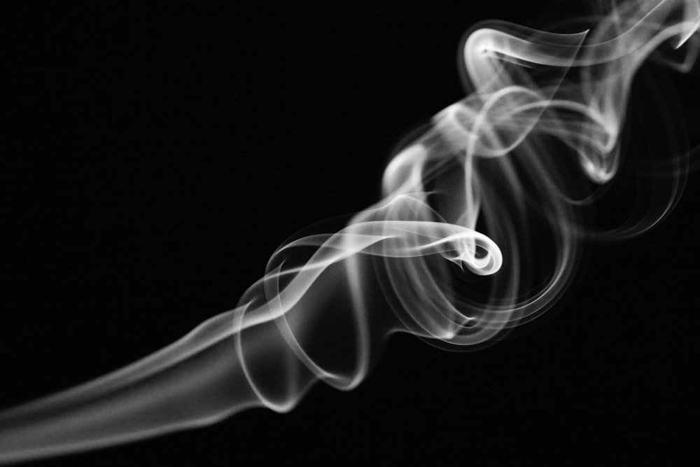 gray smoke digital wallpaper