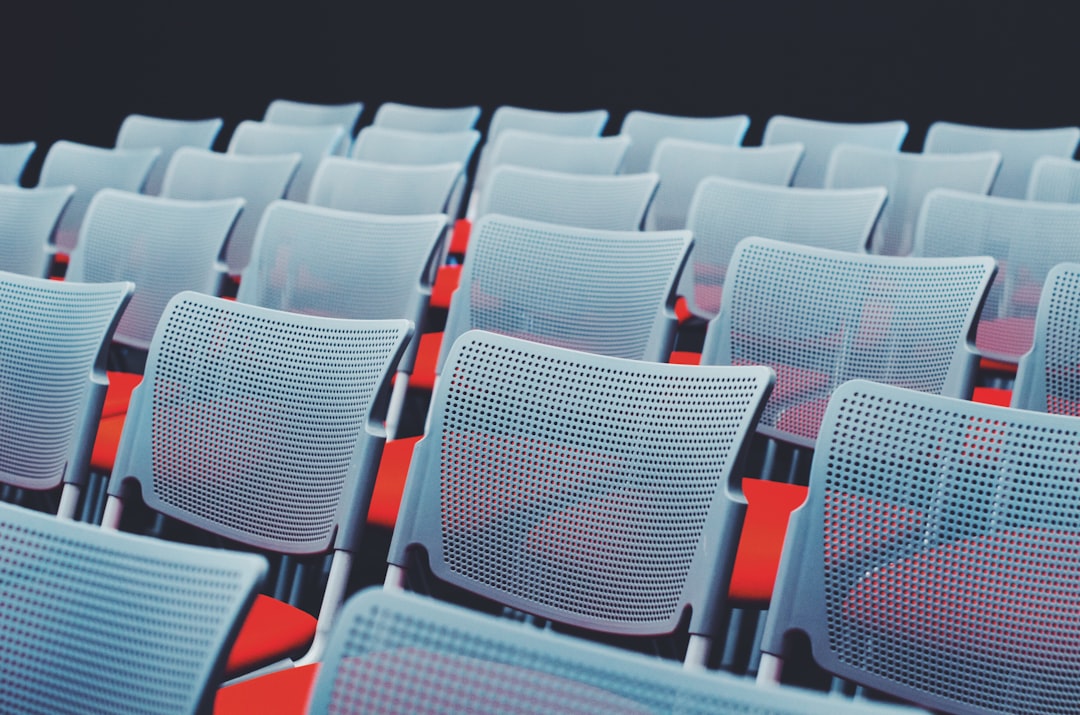 white chair lot, An empty conference room