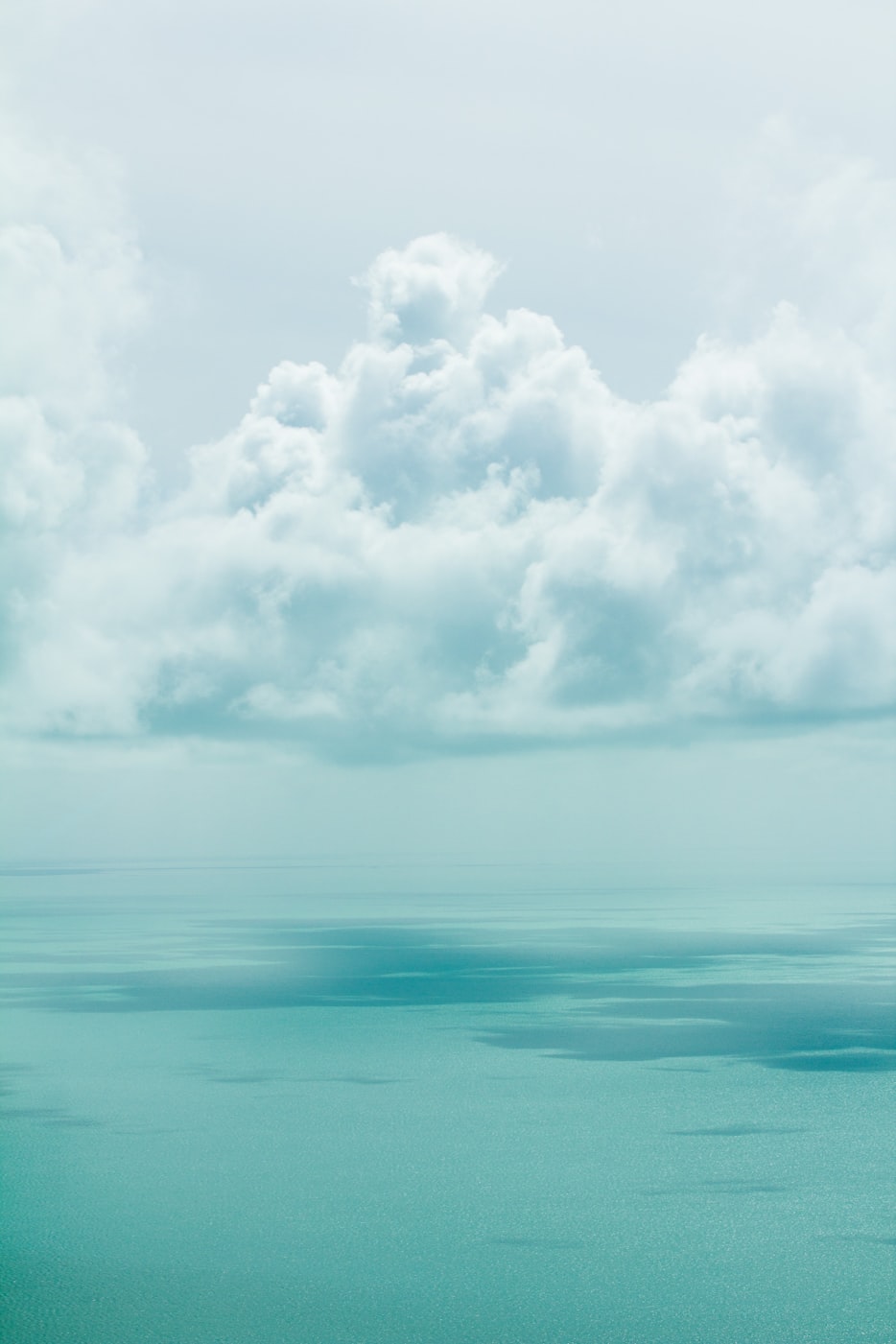 clouds over the ocean