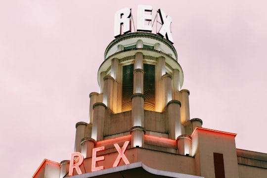 Rex theater building in Grand Rex France
