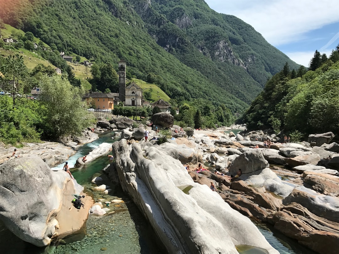 Watercourse photo spot Verzasca Dam Aare Gorge