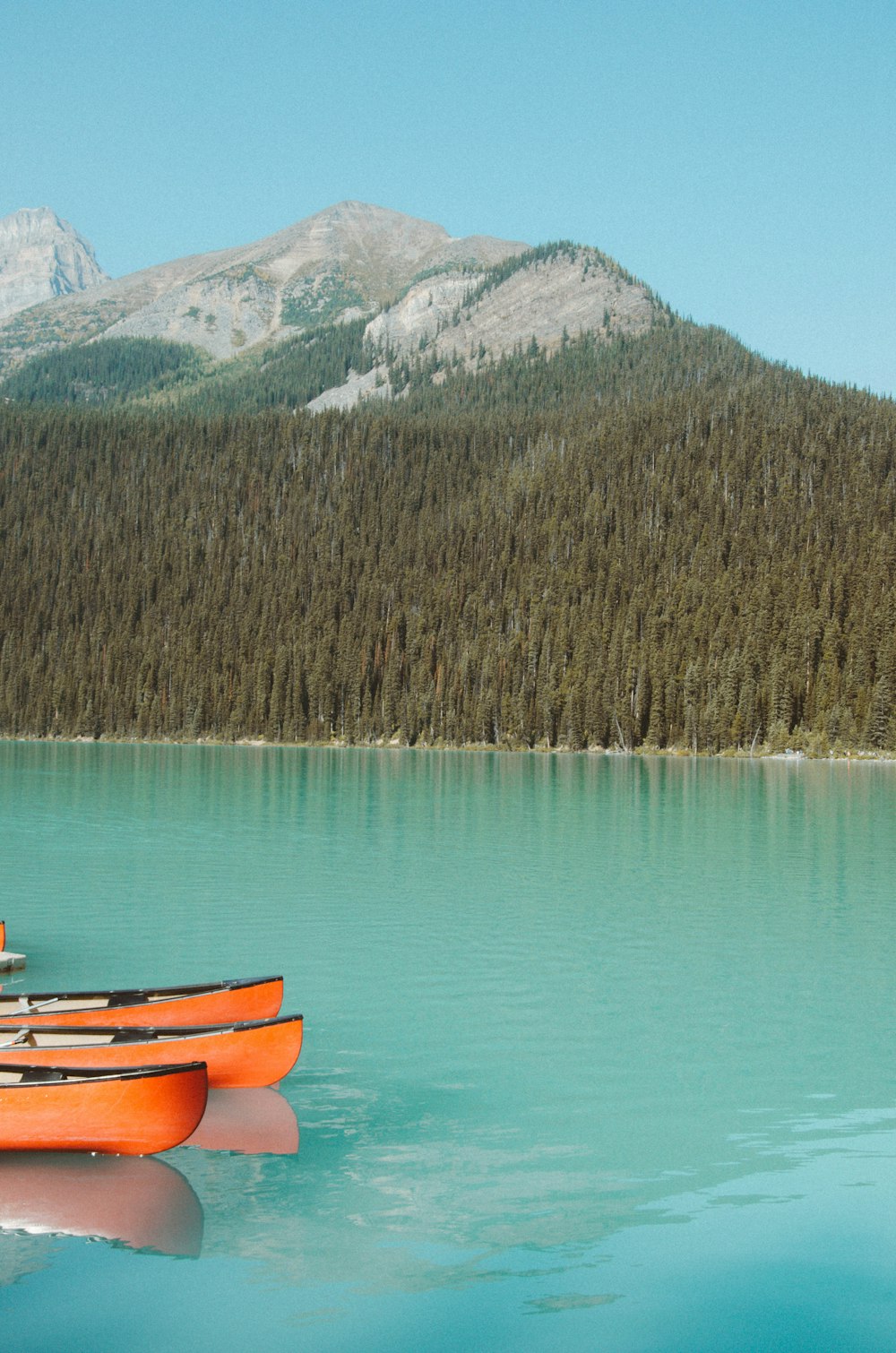 mountain and body of water