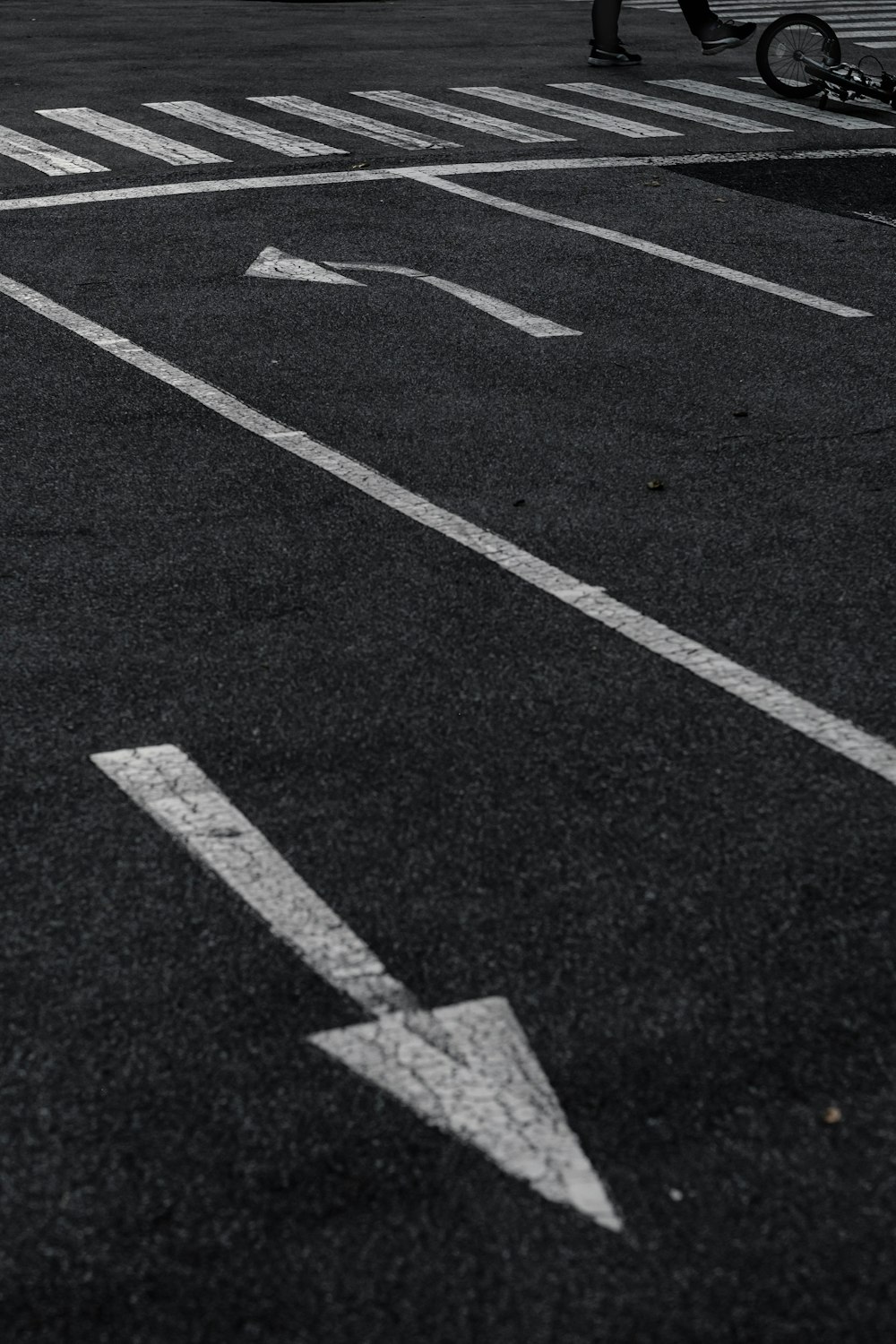 pedestrian lane on road